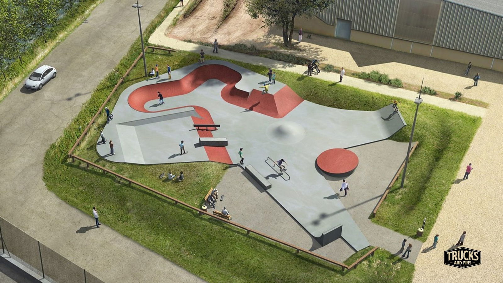 Ville de Crest skatepark